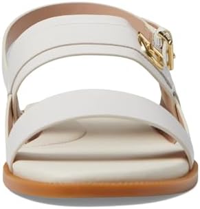 Cole Haan Women's Charlotte Flat Sandal, Ivory Leather, 9 | Image 1