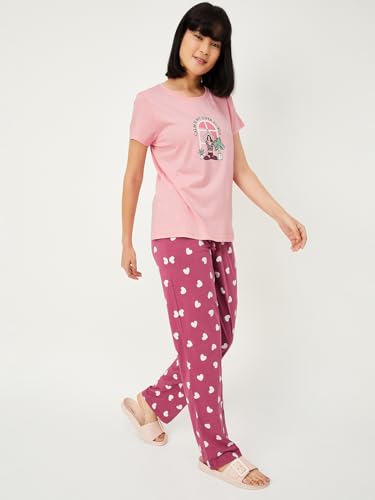 Image of Max Plus Size Women Printed PJ Set