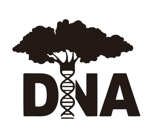 Education Wall Decal Science Dna Tree Wall Sticker School Classroom Interior Wall Decoration Vinyl Removable Wall Mural For Living Room Bedroom Kids Students Abstract Stickers Tm-76 (Black) #TOP1