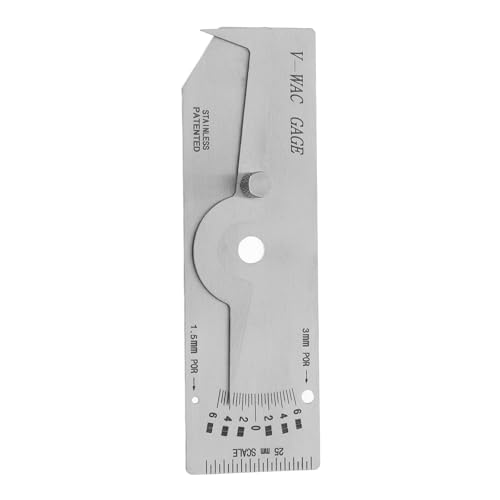 VILLFUL Welding Inspection Ruler Measurement Welding Gauge Precision Depth Gauge for Welders