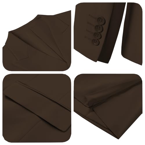 Men's Suits Formal Slim Fit 2 Piece Double Breasted Peak Lapel Business Blazer Pants Wedding2