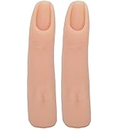 Nagel-Trainingsfinger, ANGGREK 2 Stück Nagel-Übungsfinger Biegsam Flexibles Silikon-Übungsfingerm...