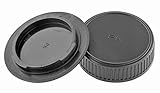 Kit de tapa para el cuerpo de la cámara trasera del objetivo compatible con Pentax K-1 K-3 K-5 MARK I II KP K-70 K-S2 K-S1 K-50 K-500 K-30 K-01 K-R K-X K-7 K-M K2000 K200D K20D K100KD 10D K10D 00D