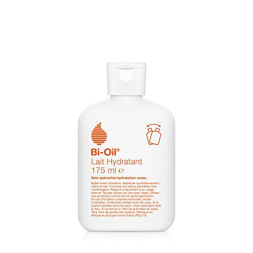 Bi-Oil - Lait Hydratant pour le Corps - Texture Fluide et Ultra Légère - Hydratation Quotidienne - Adapté aux Peaux Sèches - Absorption Rapide - 175ml