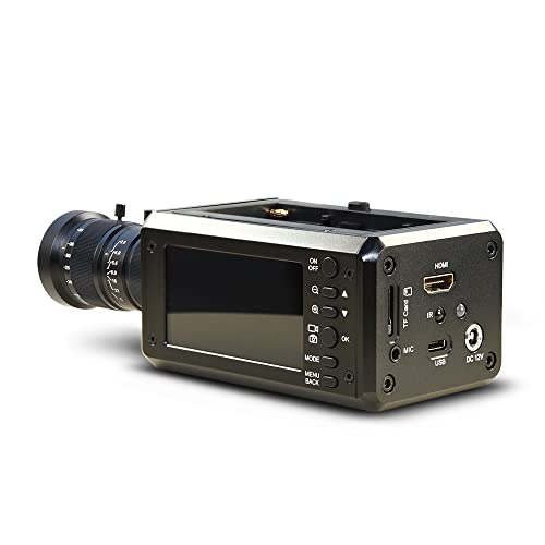 Image of MOKOSE 4K Digital Camera 3 inch Screen 3840 * 2160 /30FPS HDMI 1080P USB Webcam Support NP-F980 F970 F960 External Battery and 3.5MM Microphone with 10-55MM Telephoto Zoom Manual Lens