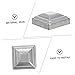 SHINEOFI 10pcs Iron Fence Post Caps Decking Caps Cover Railing Cover Guardrail Protection for Outdoor Use