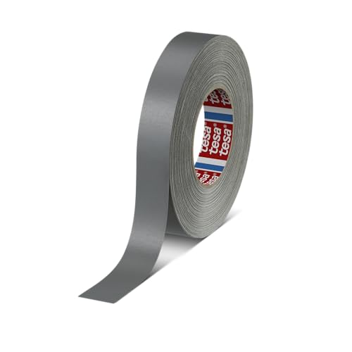 Tesa 04651-00535-00 "Premium" Cloth Tape, Grey, 50 m x 25 mm