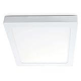 Abstrahlwinkel 120 Grad Aufbauleuchte LED FLORENZ 18W (1620lm) Neutralweiss (4000k) Lampenleuchte Deckenspot 230V (Eckig / 18W)
