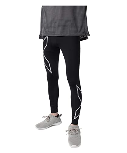 2XU ツータイムズユー PWXコンプレッションタイツ MA3849B 着圧 ランニング トレーニング BLK/SIL XXL（Amazon）