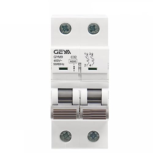 Mini-disjoncteur GYM9 2P MCB 50A pour rail DIN et protection circuit CA 230V 400V - 2