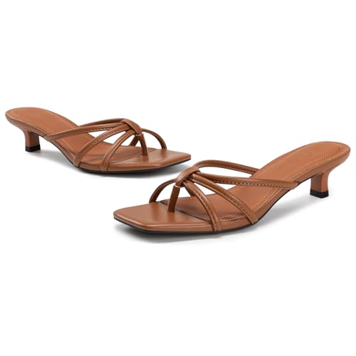 36% Off Athlefit Women's Kitten Heel Sandals - Image 7