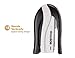 Bostitch Office inSHAPE Compact Stapler, 15 Sheet Capacity, One Finger, No Effort, Spring Powered, Black/Gray