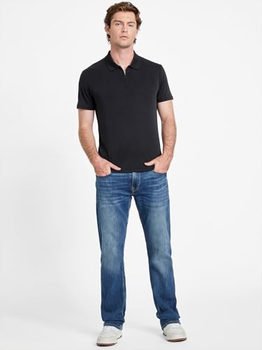 GUESS Men's Union Rib Zip Polo2