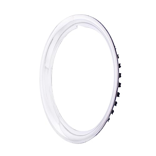 Image of United Pacific A6138 Stainless Steel 15-inch Smooth Beauty Trim Ring, Highly Polished, Smooth Style, Beauty Rim Trim - ONE Set (Pack of 4 Trim Rims)