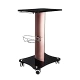 Beauty Equipment Cart,Salon Table Trolley Rolling Cart With 4 Wheel Black Base Mobile Instrument...