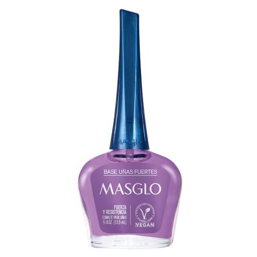 MASGLO Base UÑAS Fuertes 13,5ML, Único, 13.5 ml (Paquete de 1), 13