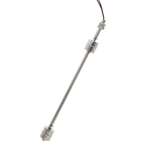 Yxq 300Mm Stainless Steel Float Switch 2 Channel Liquid Water Level Sensor Monitor Vertical Fish Tank Mini M10 #TOP4