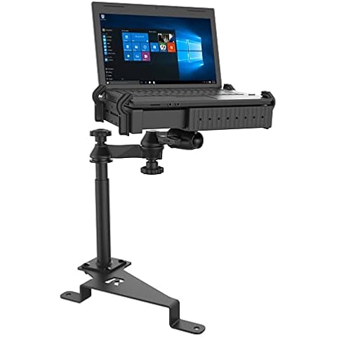 RAM Mounts No-Drill Laptop Mount for '15-23 Ford F-150, '17-23 F-250 + More RAM-VB-195-SW1 Compatible with 10" to 16" Wide Laptops Cover