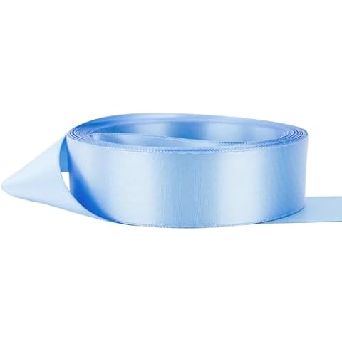 GCS 25 Meters Satin Wedding Ribbon Sky Blue Cover