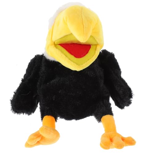 NUOLUX 知育 フクロウぬいぐるみ 手遊びパペット インタラクティブ動物 幼児向け創造力促進 物語読み聞かせ用鳥型ハンドパペット