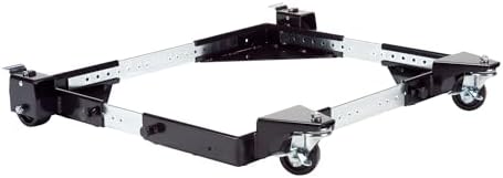 JET Universal Mobile Base, 18" x 18" to 28" x 28", 600 Lb. Capacity (Model JMB-UMB), Black