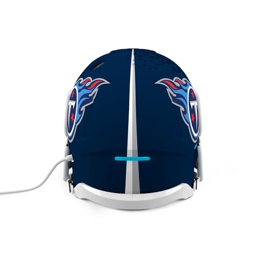 Image of NFL Echo Dot Bundle: Includes Echo Dot | Charcoal and Limited-Edition NFL Helmet Stand | Tennessee Titans