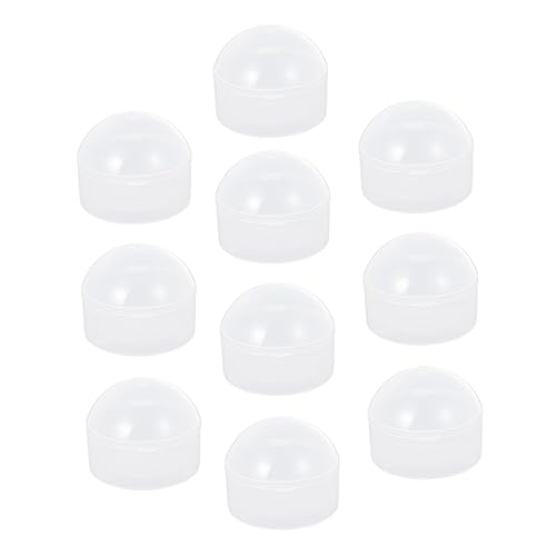 IWOWHERO 10Pcs Pacifier Storage Box Transparent Pacifier Container for Easy to Clean and Carry Dust Holder for Home and Travel