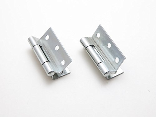 Charnières pour toit de tempête pour abri de jardin One Stop DIY 63mm en acier zingué pour sécuriser votre extérieur