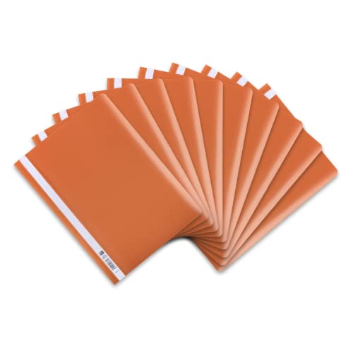 Elba 100742 dokumentmapp A4-pack med 10 tillverkade av plast modern 31 x 22,8 x 0,3 cm orange