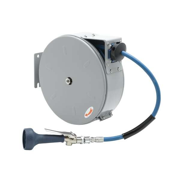 T&S Brass B-7222-C08M Enclosed Coated Reel with B-0108, 3/8" x 30'