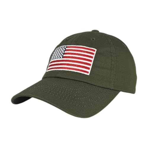 Image of E BY ELIDAN USA Hat, Embroidered American Flag Baseball Cap for Men Women