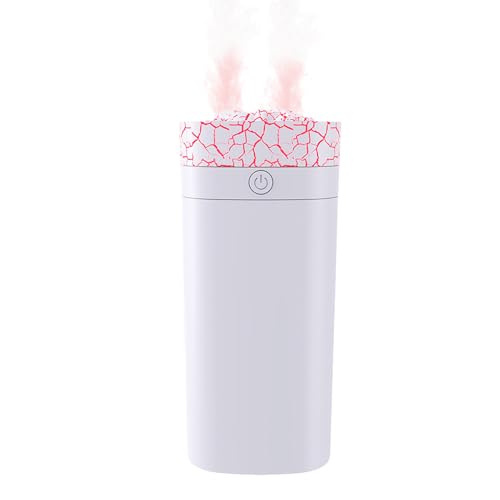 Humidificador de Aire,Difusor de Llama con USB - Ambientador Portátil de Nebulización Recargable y Silencioso para Bebés, Niños, Mascotas, Hogar, Coche y Viajes