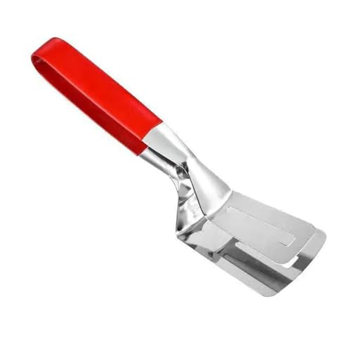 Alomejor Pinzas Duraderas para Barbacoa de Acero Inoxidable Aleta Giratoria Versátil para Asar y Freír Adecuada para Chefs Profesionales y Cocineros Caseros