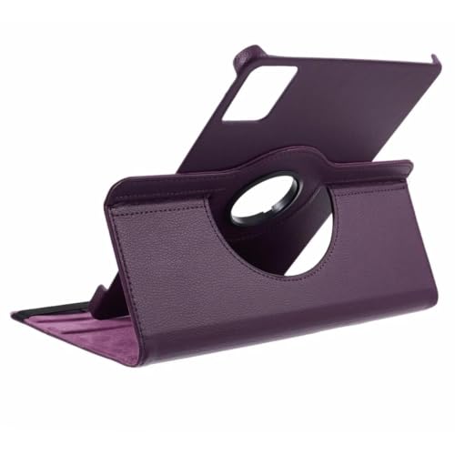 Image of M Cart Lenovo Tab M11 (11 inch) Rotate Cover | Leather Finish | 360 Degree Rotate Back Cover | Shockproof Back Cover Case for Lenovo Tab M11- (Purple)