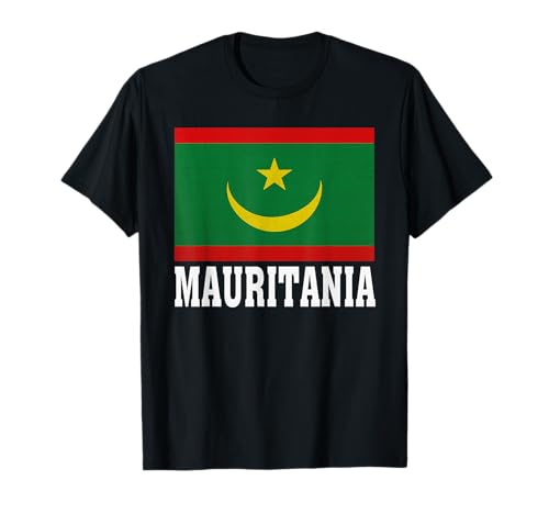 Drapeau de la Mauritanie - Souvenir Patriotique des Racines nationales T-Shirt