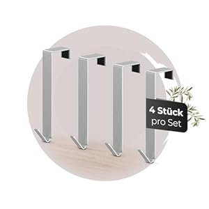 MDCASA Edelstahl Türhaken 4er Set