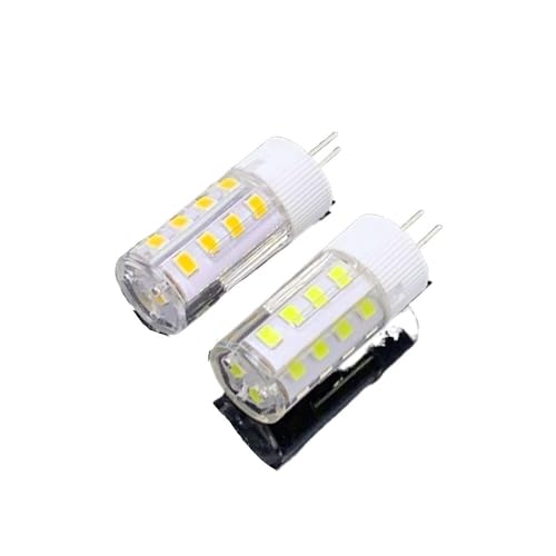 RZL Lighting, Pack of 20, LED Ceramic Lamp 5W G4/G9/E14 Corn Lamp 26LED-2835SMD AC220V Dimmable Light Source(White,G4 5W)