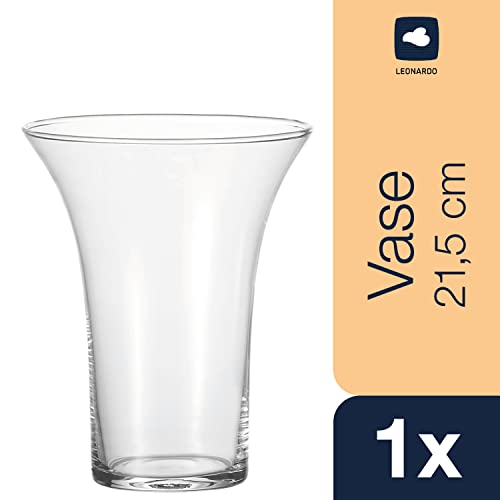 Leonardo vaas Ravenna, hoogte 21,5 cm, diameter 17 cm, handgemaakt helder glas, 012119 - Afbeelding 3