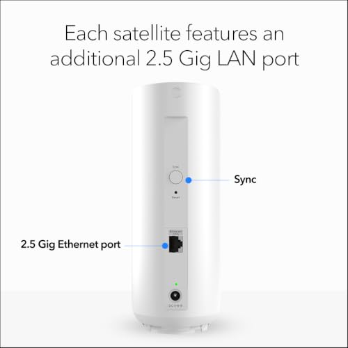 Image of NETGEAR Orbi 370 Series Dual-Band WiFi 7 Mesh System for Home (RBE372) - Wireless Router (no Modem) + 1 Extender, Security Features, Covers 4,000 sq.ft., 70 Devices, Universally Compatible with ISPs