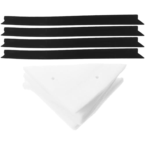 Escobillas de goma de repuesto y paño triangular para limpieza de ventanas 2