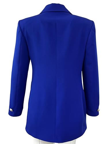 Women's Casual Blazer Jackets Blue3