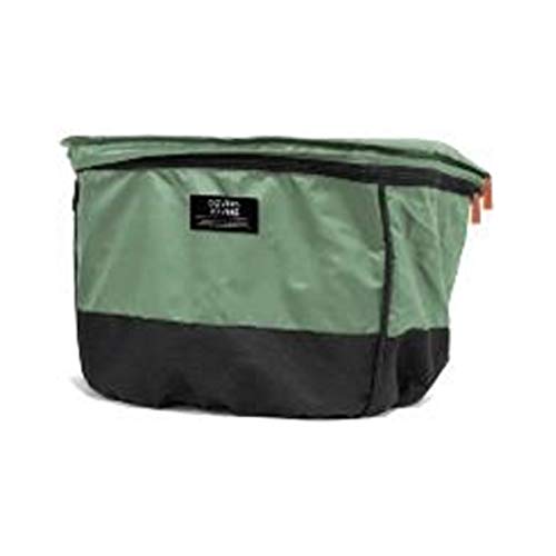 自転車 前カゴカバー COVERS LOVERS4 2段式カゴカバー(ワイドカゴ対応)アサヒサイクル (モスグリーン)