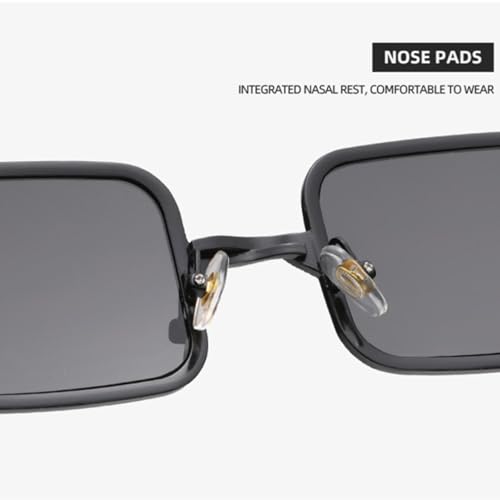 Lunettes de soleil punk confortables pour masquer la fatigue avec style