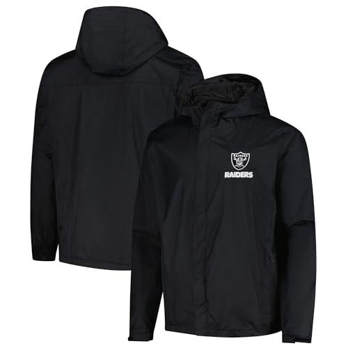 Image of Dunbrooke Men's NFL Tropic Waterproof Packable Full-Zip Hoodie Jacket