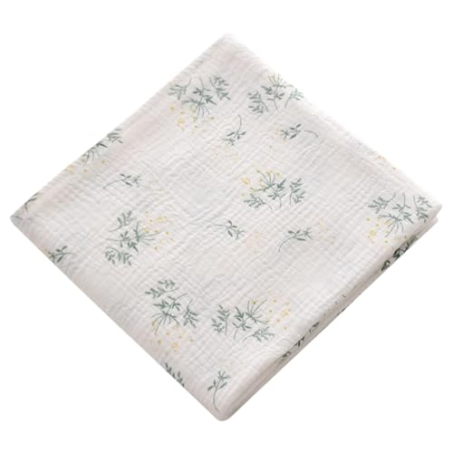 AOOPOO Baby Pucktuch Musselin Decke, 100x100cm Babydecke 100% Baumwolle Dünne Atmungsaktive Sommerdecke Puckdecke Baby Swaddle Decke Tücher für Neugeborene Junge und Mädchen