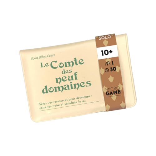 Matagot Le Comte des Neufs domaines - Jeu de Société - 1 Joueur - A partir de 10 Ans - Version Française