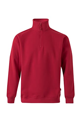 Velilla 105702 Camisola com meio fecho, vermelho, tamanho XL