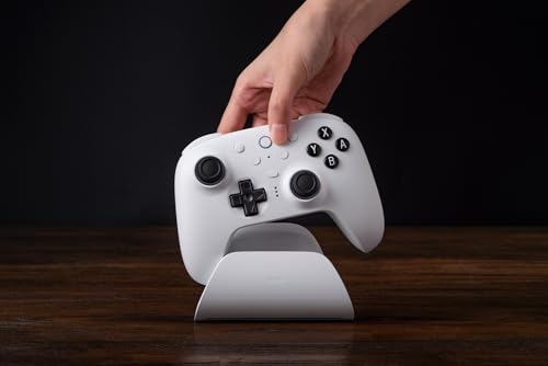 undefined 8BitDo Ultimate 2 Bluetooth コントローラー Switch/Switch 2 & Windows PC 用、TMR ジョイスティック付き Switch Pro コントローラー、切り替え可能なホール効果/触覚トリガー、振動とモーションコントロール、RGB ファイヤーリング（White） の商品画像 5