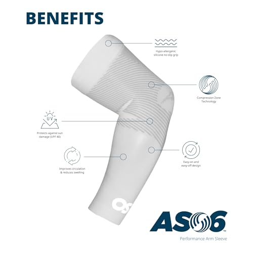 OS1st AS6 Compression Arm Sleeves – UPF 50+ Sun Protection, Cooling, Muscle Recovery & Support for Sports and Outdoor4