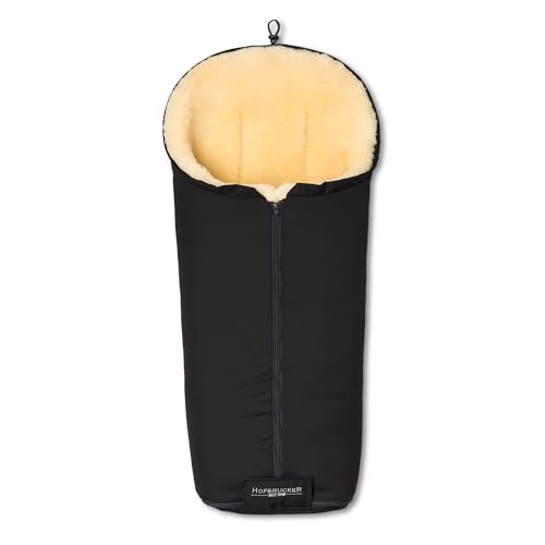Hofbrucker Lammfell-Fußsack Iglu Kinderwagen, Buggy, Schlitten /...